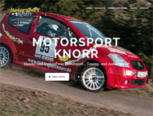 Tablet Screenshot of motorsport-knorr.de